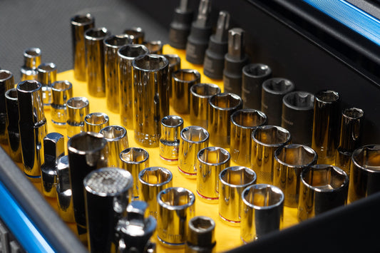 Socket Organizer Tray 3/8" – Holds 50 Sockets | Toolbox Drawer Storage | Socket holder |