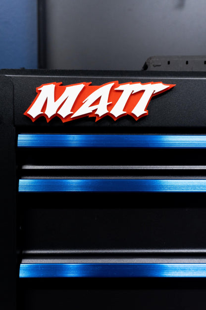 Personalized Toolbox Name Tag Magnetic Milwaukee Style | GIfts for mechanics | Gifts for Him |