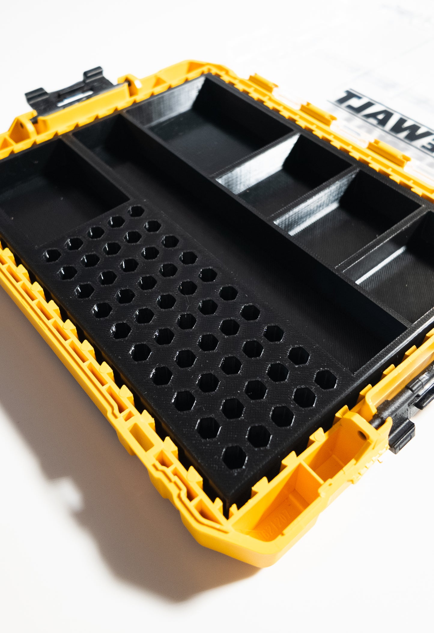 Impact bit organizer insert for DEWALT Medium ToughCase (6 compartments + 50 bit)