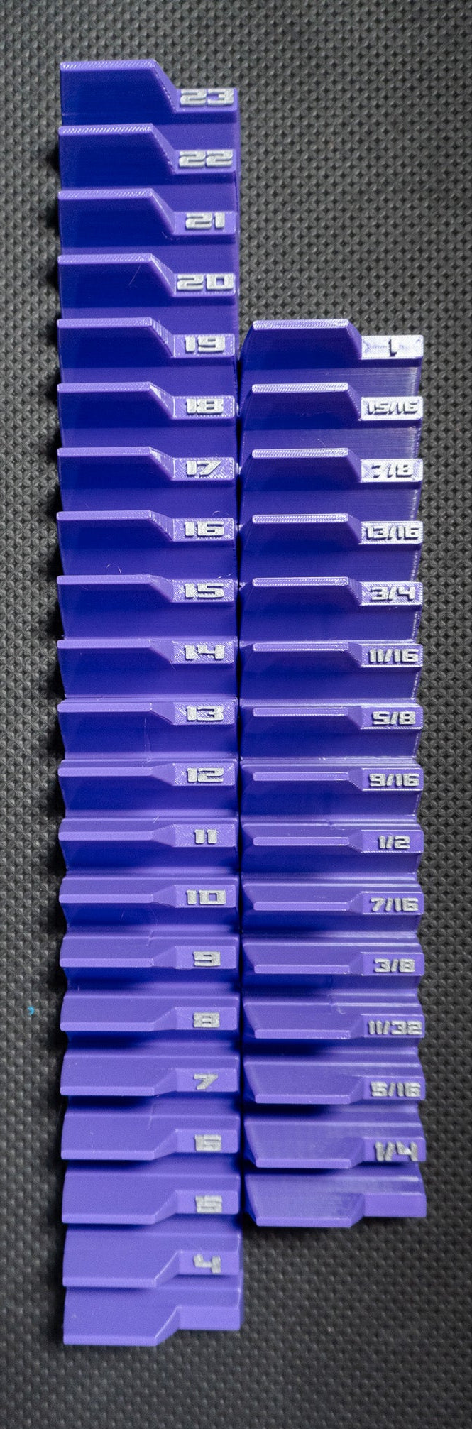 Wrench Organizer Metric Or SAE | Toolbox Insert for Combination Wrenches | Drawer Tool Storage
