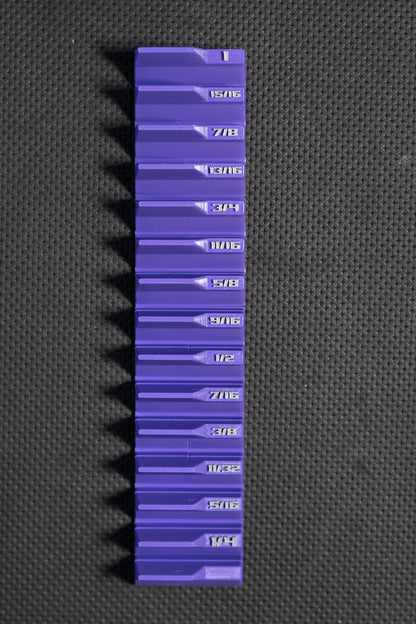 Wrench Organizer Metric Or SAE | Toolbox Insert for Combination Wrenches | Drawer Tool Storage