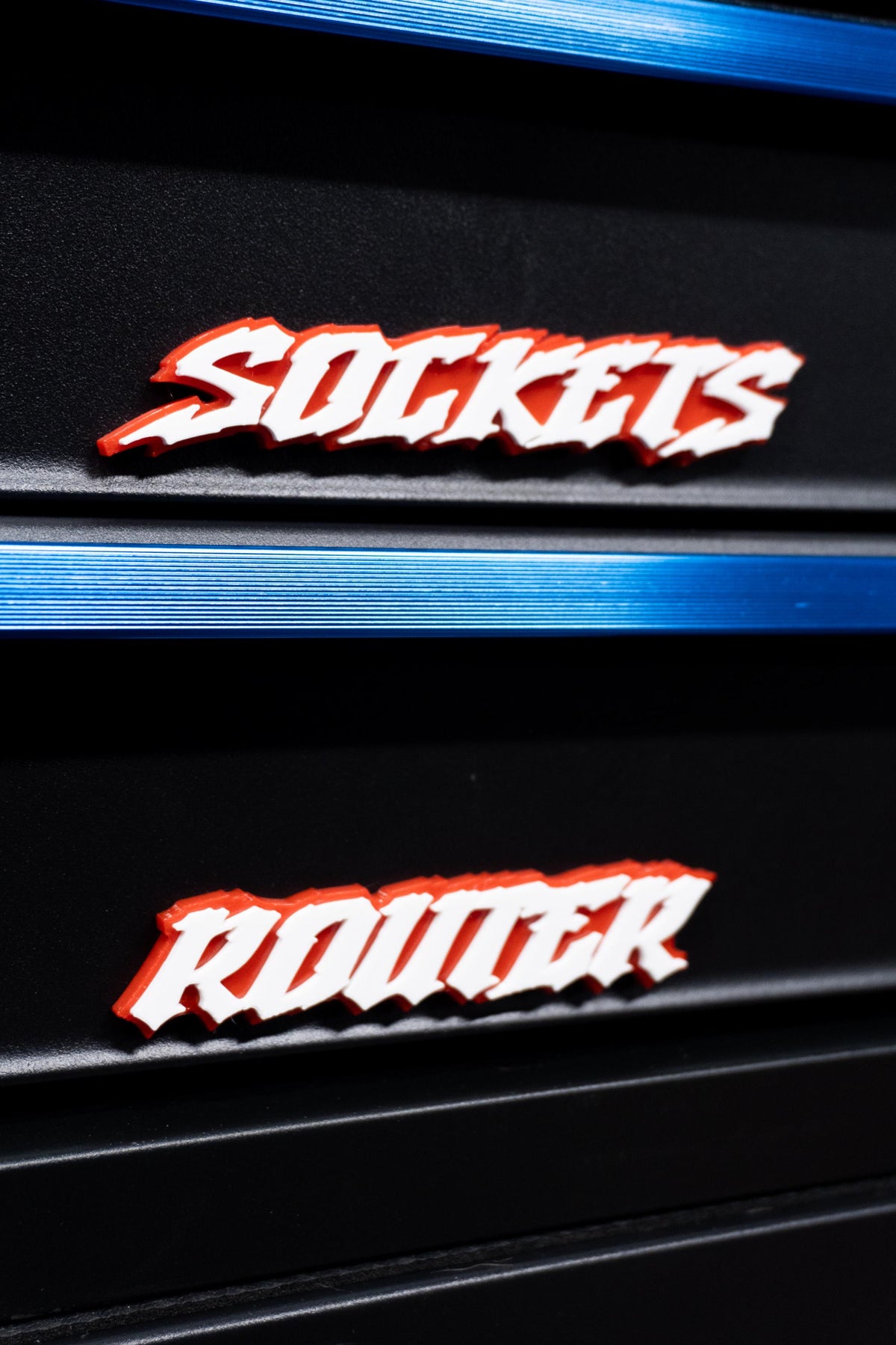 Magnetic Toolbox Labels – Milwaukee Style Tool Drawer labels – Garage & Shop Organization