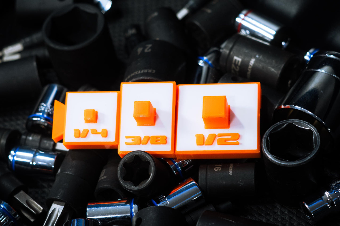 Socket Organizers Modular & Magnetic( 1/4", 3/8", 1/2")