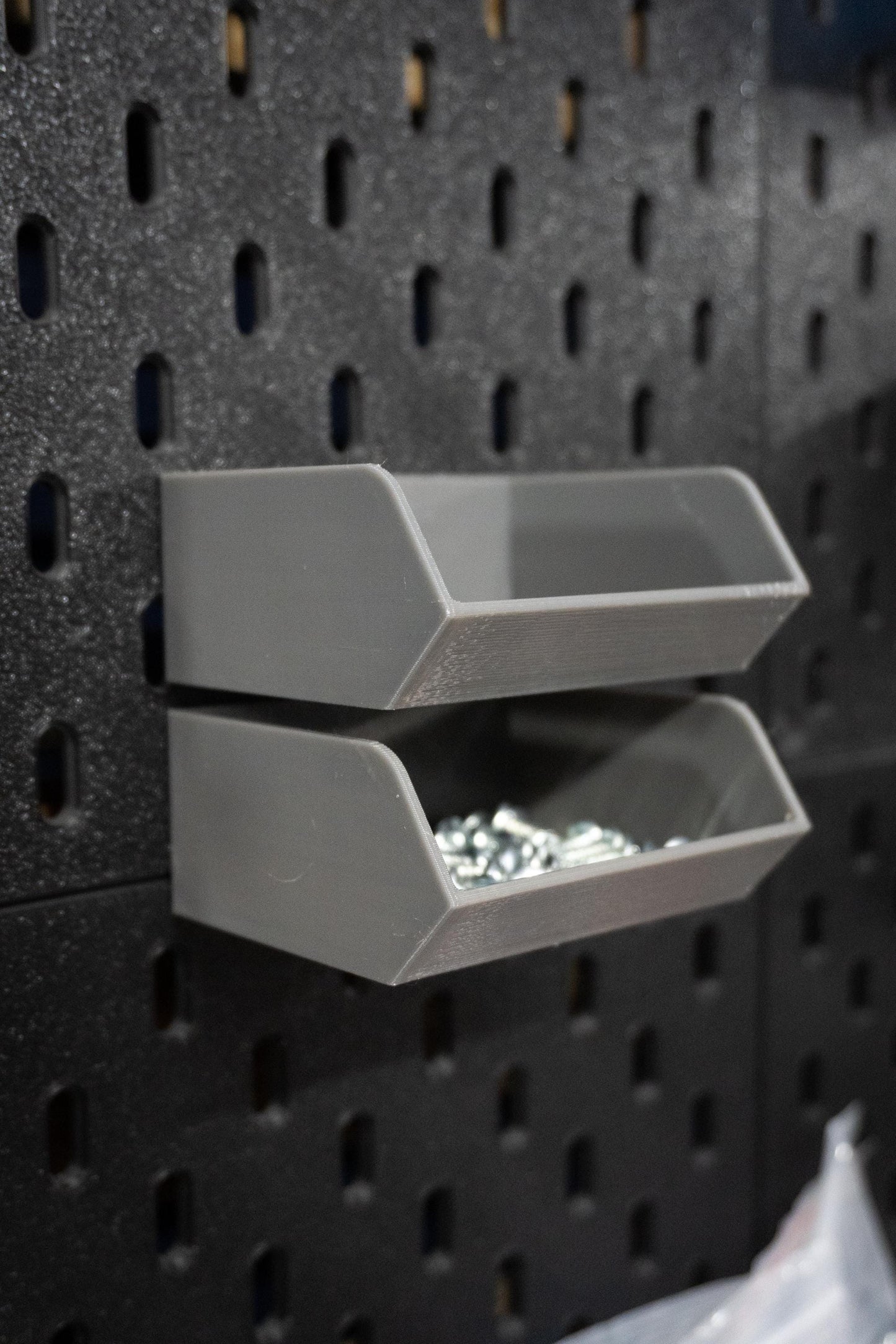 Skadis Pegboard Bin | Tool & Parts Organizer