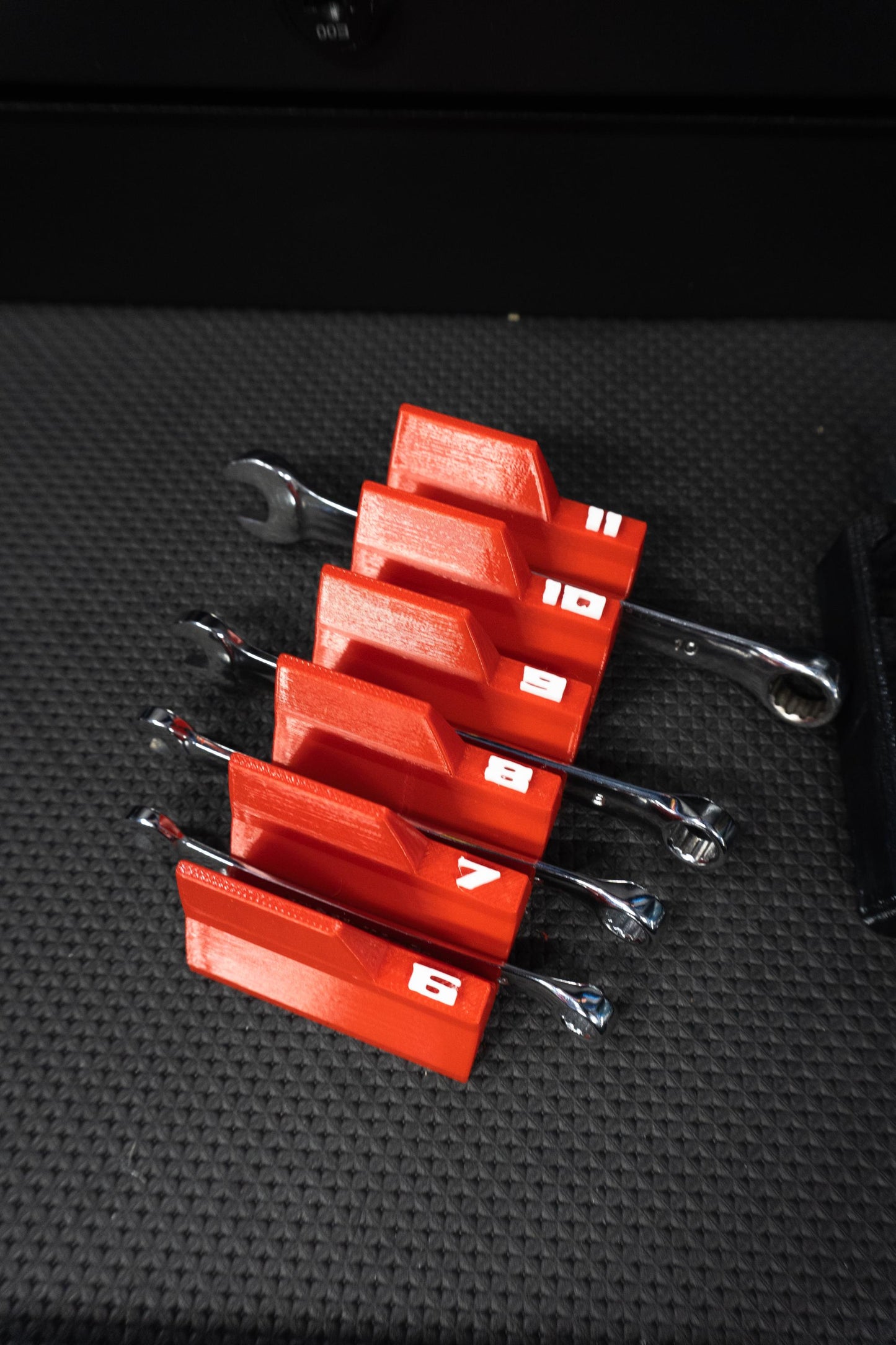 Wrench Organizer Metric Or SAE | Toolbox Insert for Combination Wrenches | Drawer Tool Storage
