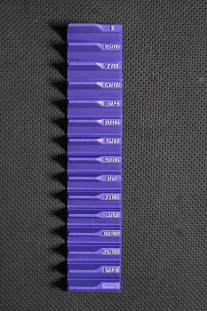 Wrench Organizer Metric Or SAE | Toolbox Insert for Combination Wrenches | Drawer Tool Storage