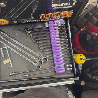 Wrench Organizer Metric Or SAE | Toolbox Insert for Combination Wrenches | Drawer Tool Storage